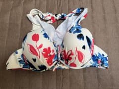 レディース 花柄 セパレート水着 4点セット　美品のサムネイル