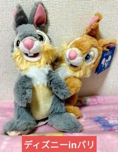 とんすけ・ミスバニーのぬいぐるみ（抱きしめられるタイプ）ディズニーランドinパリ とんすけ・ミスバニーのぬいぐるみ（抱きしめられるタイプ