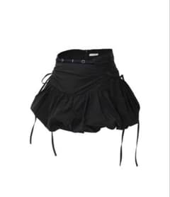 Thumbnail of THEREDTHEREAD S strap balloon skirt
