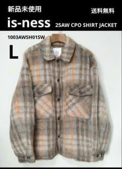 1LDK取扱新品 is-ness 25AW CPO SHIRT JACKET L - メルカリ