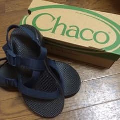 Chaco×アダムエロペ 別注サンダル 26センチ ネイビーストラップのサムネイル