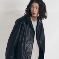 FAKE LEATHER WIDE BLOUSON WYM LIDNMのサムネイル
