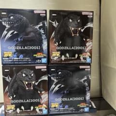 東宝怪獣シリーズ 鎮座獣 EX ゴジラ 2001 ゴジラフィギュア 4体セット