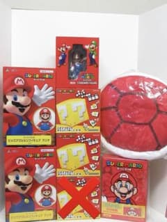 スーパーマリオ　フィギュア　はてなブロック　バスタオル　亀クッション