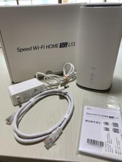 美品】speed Wi-Fi HOME 5G L13 - メルカリ