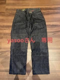 ウエストライド　ゆったりシルエット暖かいパッドパンツのサムネイル