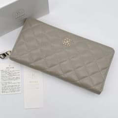 未使用品♡ラシット キルティング ラウンドジップウォレット 