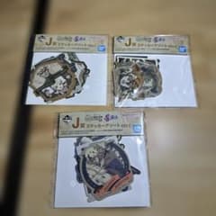이치 반 쿠지 조조의 기묘한 모험 J상 스티커 아소트 3개 세트
