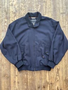 Burberrys ハリントンジャケット ウール ネイビー - メルカリ