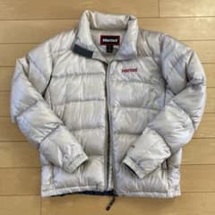 Marmot ダウンジャケット Lライトベージュ光沢のサムネイル