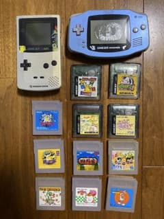 音*者様 ジャンク ゲームボーイ ポケセン限定本体2台＋ソフト11本・AC・取説のサムネイル