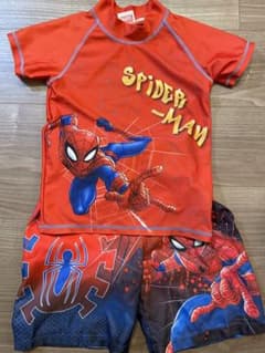 スパイダーマン　男の子水着セット120のサムネイル