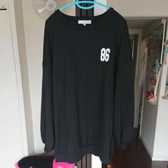 値下げ！wegoオーバーサイズナンバートレーナー☆のサムネイル