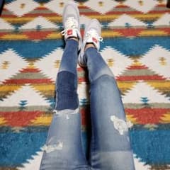 ★美品★ アメリカンイーグル  ダメージジェギング  4short  スキニーのサムネイル
