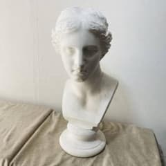 ミロのヴィーナス　胸像　石膏像　高さ61ｃｍ　重さ7.3Ｋg　　XZ3632 ミロのヴィーナス 胸像 石膏像 高さ61cm 重さ7.3Kg XZ3632