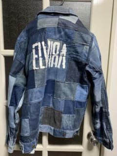 ELVIRAデニムジャケット パッチワークのサムネイル