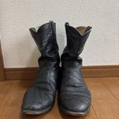 90s justin ウエスタンブーツ usa 26.5 山田蓮 Justin ウエスタンブーツ 山田蓮 tattoo studio yamada - メルカリ