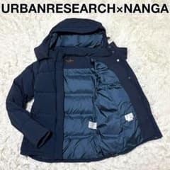 URBANRESEARCH×NANGA ダウンジャケット ネイビー フリーサイズのサムネイル