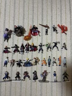 Over 30 Naruto figures, including the Ninja Figure Collection.