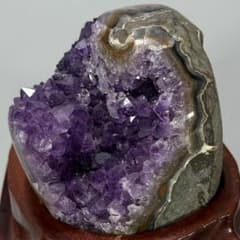 アメジスト 帝王紫 ！紫水晶 瑪瑙 アメジスドーム クラスター