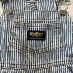 OshKosh B`Goshストライプ カバーオール OshKosh B'Gosh ストライプオーバーオール 70サイズ - メルカリ