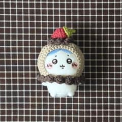 딸기 더블 초콜릿 케이크 봉제 인형 옷 치이카와 모자 핸드메이드