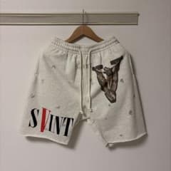 希少 セントマイケル×Vloneコラボ スウェットハーフパンツ Sサイズ 美品 SAINT MICHAEL × VLONE ハーフパンツ Mサイズ - メルカリ