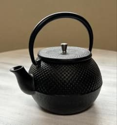 南部鉄器 鉄瓶 霰文様 黒色 - メルカリ