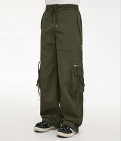 Nylon Cargo String Pants Khakiのサムネイル