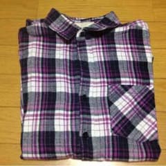 長袖チェックシャツのサムネイル