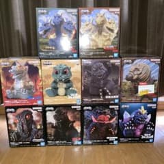東宝怪獣シリーズ 鎮座獣 フィギュア 10種セット
