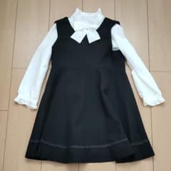 ワンピース フォーマル 長袖 シンプル 女の子  　120センチのサムネイル