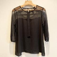 FOREVER21♡シースルードットブラウスのサムネイル