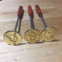 フェリシモ 焼印 実りの森の仲間たち 3本セットのサムネイル