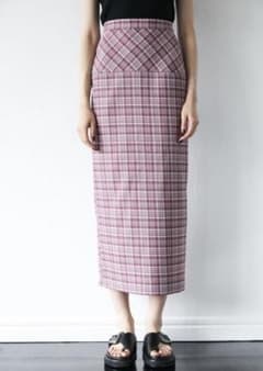 【専用】moussy CHECK PENCIL スカートのサムネイル