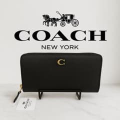 COACH ブラック cc489長財布アウトレット品 - メルカリ