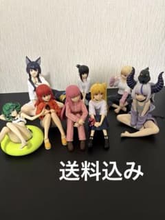 미소녀 피규어 8마리 세트 정리 판매, 뽀치자로쿠쿠, 리코리코, 홀로 라이브