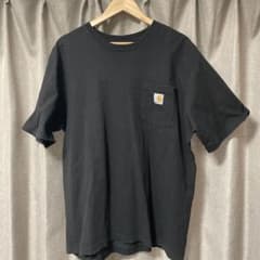 カーハート　古着　黒　Tシャツのサムネイル