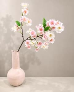 【新品】山桜 造花 枝 1本 ピンク系 50cm ※花瓶なしのサムネイル