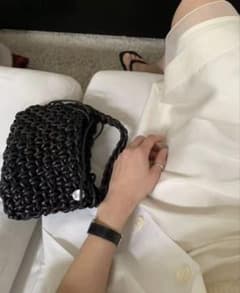 ounce 韓国 handmade bag バッグ 黒のサムネイル