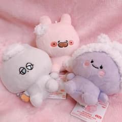 【新品セット】あさみみちゃん カバンに付けられるぬいぐるみ おふろでリラックス