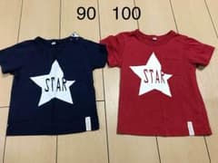90100 半袖おそろい☆スターTシャツのサムネイル