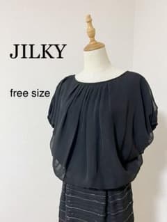 JILKY ジルキー ワンピース 黒 ドレス 可愛い 美シルエット お洒落のサムネイル
