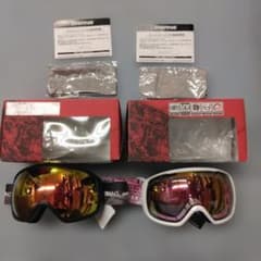 SWANSゴーグル：200-MDHS：SMBK+L/W、晴天+曇天セット、未使用 SWANSゴーグル：200-MDHS：SMBK+L/W、晴天+曇天セット、未使用 - メルカリ