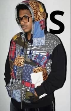 supreme Patchwork Zip Up Hoodedのサムネイル