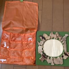 しまじろう　木製動物パズル　収納ケース付きのサムネイル
