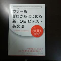 カラー版 ゼロからはじめる新TOEICテスト 英文法のサムネイル
