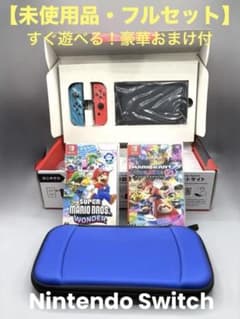 Nintendo Switch 本体セット（完品）　おまけあり 美品】Switch 本体 ソフト2本 ケース付き 保証書完品 - メルカリ