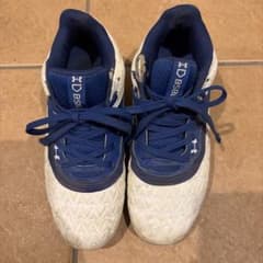 Under Armour 野球スパイク 22.5cm ホワイト/ブルーのサムネイル