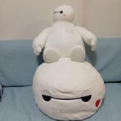 베이맥스 끈 첨부 인형과 쿠션 세트